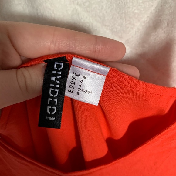 Red Two-Layered Dress, size 8 - Picture 3 of 5